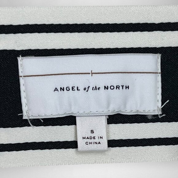 Anthro ANGEL OF THE NORTH Varsity Stripe Cardigan Sweater S - Picture 8 of 13